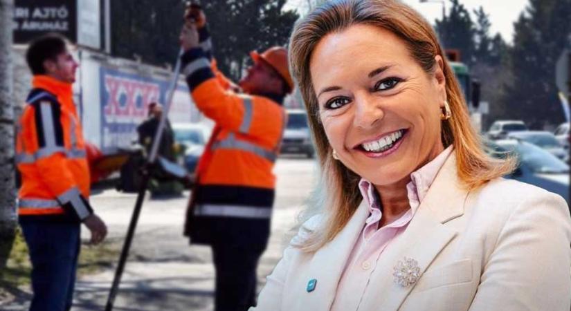 Vitályos Eszter kicsattan a boldogságtól: végre felújítanak kétszer 500 méteres útszakaszt Szentendrén, jönnek a választások és a látványfejlesztések