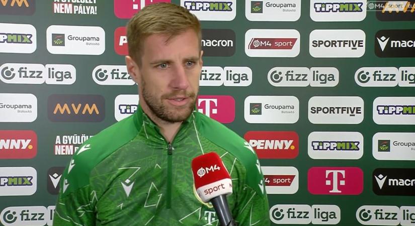 Varga Barnabás: Sok futballt nem láthattunk, de ezt a Paks ellen már megszokhattuk