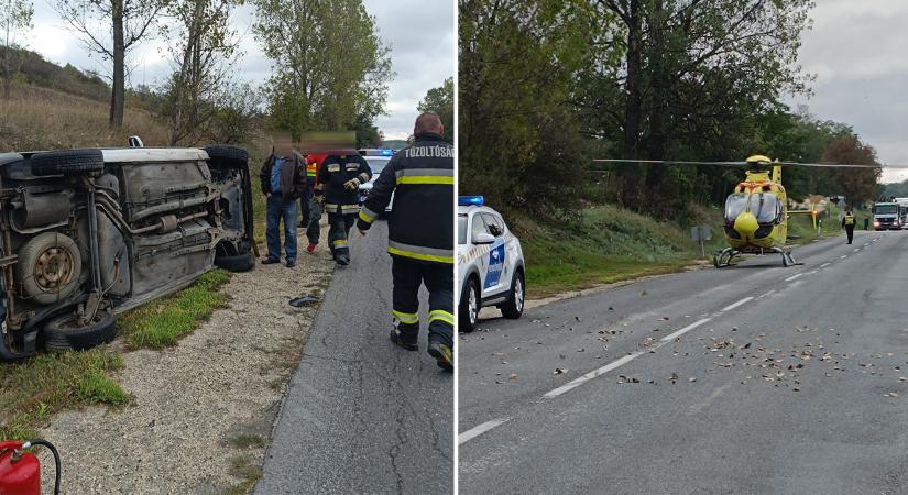 Baleset történt Pilisjászfalunál