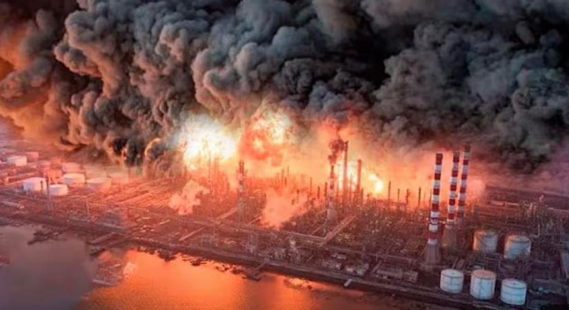 Olajterminálra és finomítóra csaptak le az ukránok, fogy az üzemanyag Oroszországban