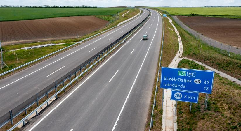 Fontos pillanat: összeért a horvát autópálya a magyar M6-ossal