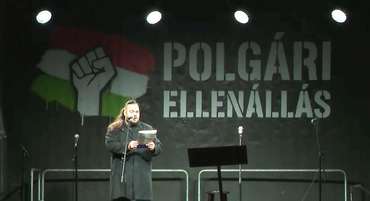 Lebőgés lett a vége a vasárnapi Juhász Péter mellett kiálló tüntetésnek  videó
