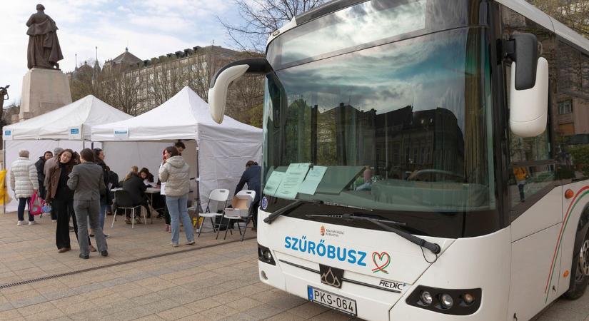 Papra érkezik csütörtökön a szűrőbusz