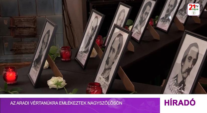 Az aradi vértanúkra emlékeztek Nagyszőlősön (videó)