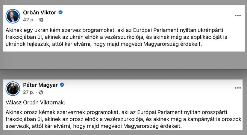Magyar politika 2025 – Facebook-posztok csatája Orbán Viktor és Magyar Péter között