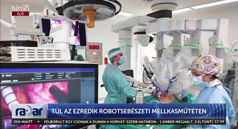 MAGYAR SIKER: A világ élvonalában a robotsebészet!