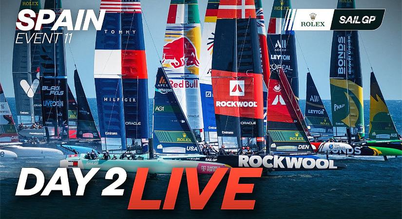 SailGP 2025 Cádiz – A dánok az élen négy futam után – A mai élő közvetítés délután fél négykor kezdődik