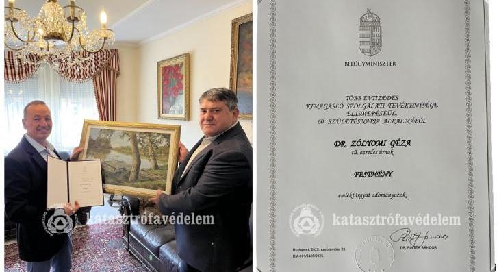60 éves lett Dr. Zólyomi Géza tűzoltó ezredes 