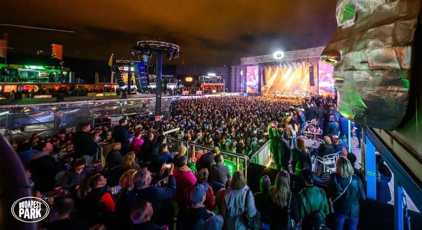 670 ezren buliztak idén a Budapest Parkban, ahová Kapu Tibor is beugrott egy gitárral