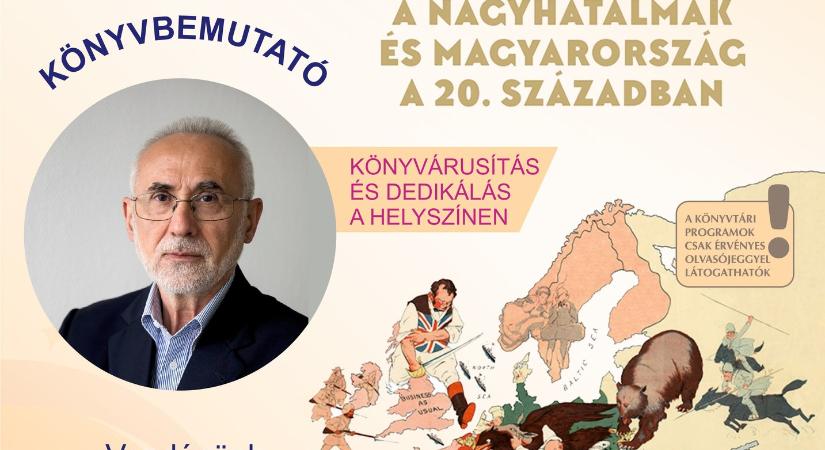 Könyvbemutató a Verseghy Könyvtárban – Romsics Ignác Szolnokon