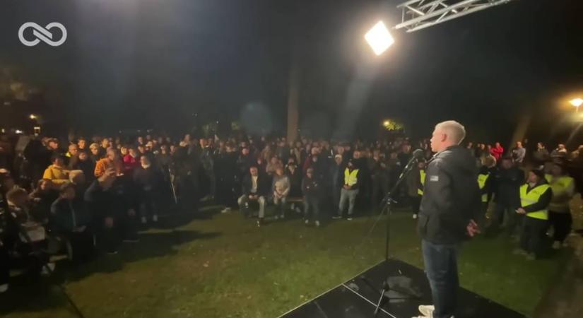 444: Magyar Péter egy órán át alázta a HírTV munkatársát Bonyhádon
