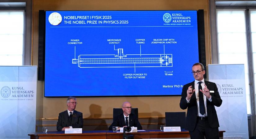 A Yale és a Kaliforniai Egyetem tudósai kapták idén a fizikai Nobel-díjat