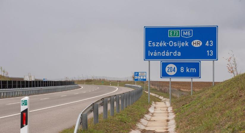 Megnyílt az M6-os autópálya utolsó szakasza – már Horvátországig vezet az út