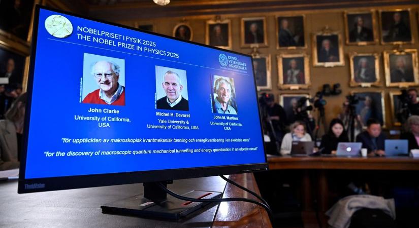 Hárman kapják idén a fizikai Nobel-díjat