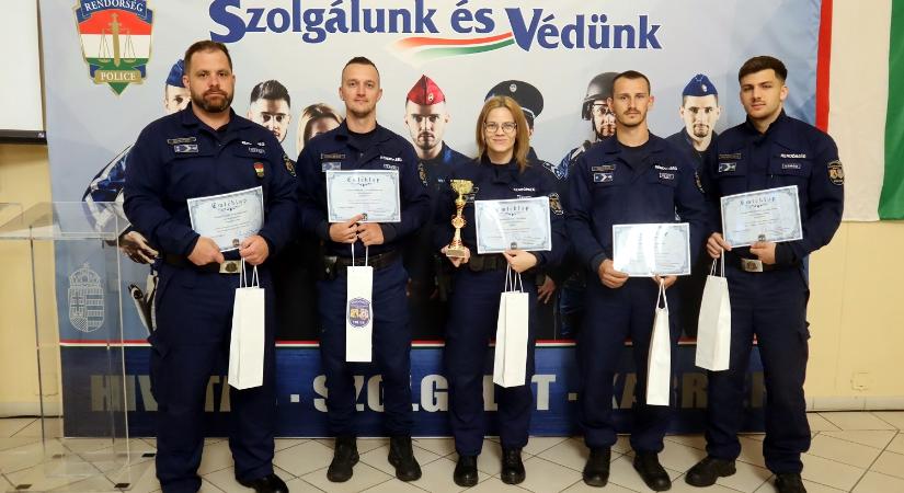 Bronzérmesek lettek a vármegyei rendőrök a háromtusa-bajnokságon