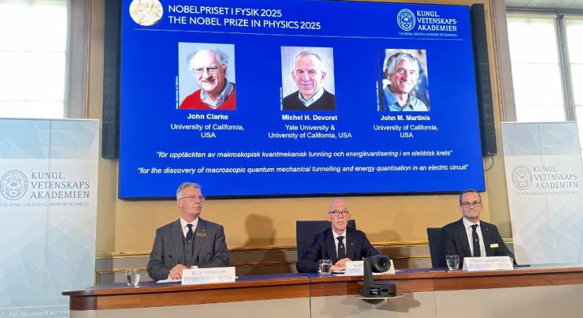 A fizikai Nobel-díj ezúttal amerikai kvantumfizikusoknak járt