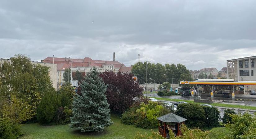 Leszakadt az ég Győrben - videó