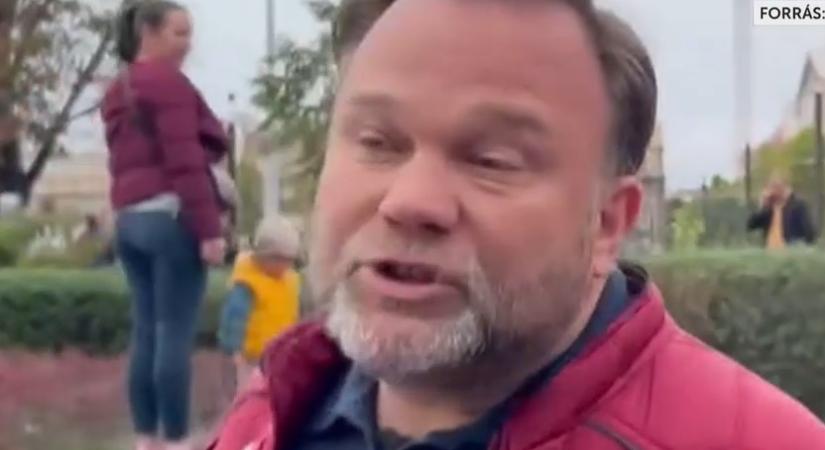 Aranyosi Péter továbbra sem kér bocsánatot a Patrióta riporterétől, akit megrángatott  videó