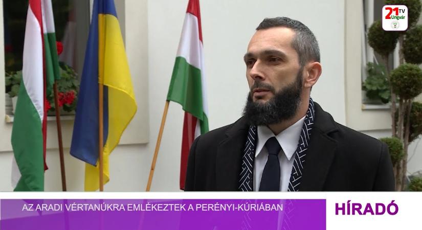 Az aradi vértanúkra emlékeztek a Perényi-kúriában (videó)