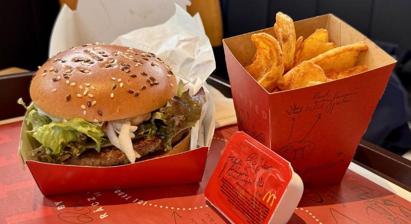 Megkóstoltuk, milyen Rácz Jenő séf McDonald's-os hamburgere
