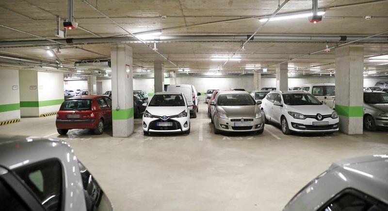 Karbantartási munka a Dunakapu téri mélygarázsban
