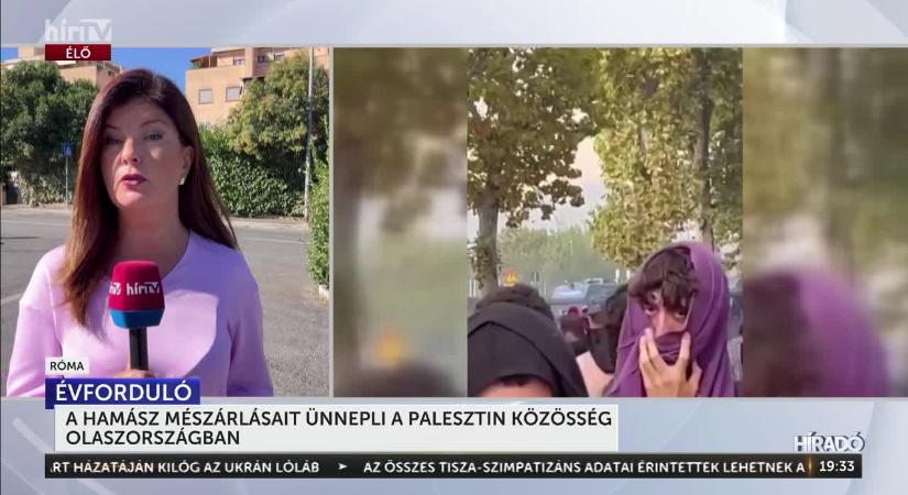 Riasztó! Hamászt éltetnek Bolognában: Nyílt terrorünneplés Olaszországban!  videó