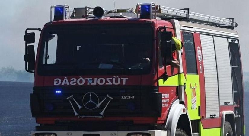 Pincében ütött ki a tűz Sajónémetiben