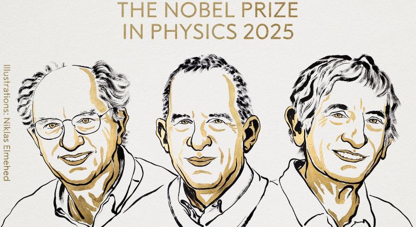 Kihirdették a 2025-ös fizikai Nobel-díj nyerteseit