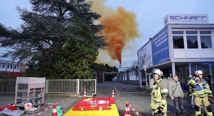 Riasztást adtak ki Aschaffenburgban feltételezhetően mérgező gázfelhő miatt