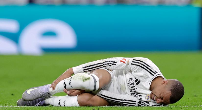 Pánik Madridban: Mbappé megsérült – veszélyben az El Clásico?