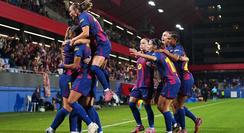 Női BL: a Barcelona kíméletlenül kiütötte a Bayernt, vereséggel rajtolt a címvédő Arsenal