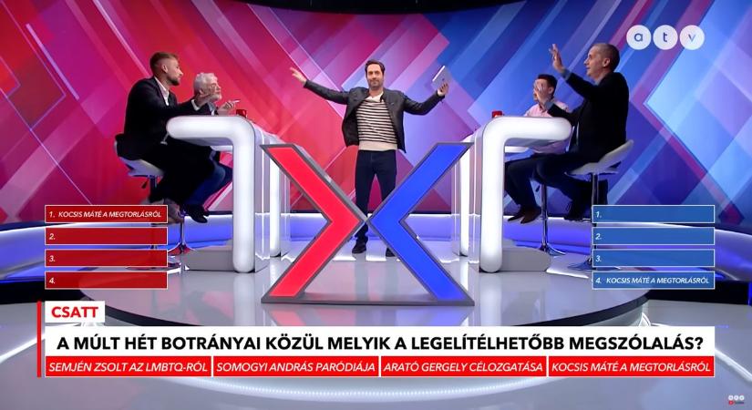 Elszabadultak az indulatok az ATV-ben: Egri Viktornak kellett közbe lépnie (VIDEÓ)