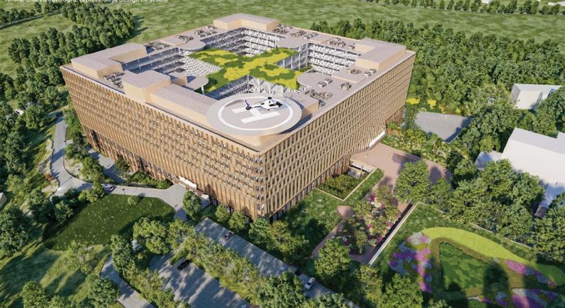 Nagyszabású szlovákiai projektekben is bizonyít a WHB – Szlovák kórházat épít a magyar generálkivitelező, a fenntarthatóság is fontos szempont