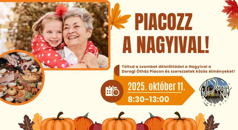 Piacozz a Nagyival! – Őszi hangulat a Dorogi Ötház Piacon