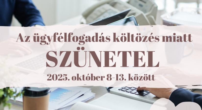 Lakossági tájékoztatás - Szünetel az ügyfélfogadás a Nagykanizsai Kereskedelmi és Iparkamaránál