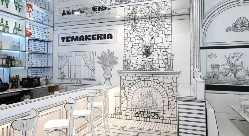 Kétdimenziós étterem – A nap képe