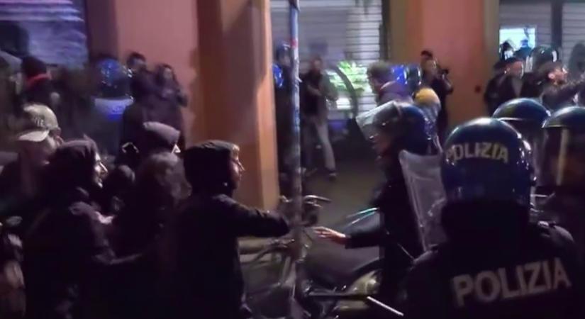 Brutális Hamász-párti tüntetés Európában  videó
