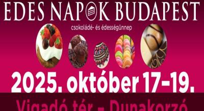 Édes Napok csokoládé- és édességünnep, 2025. október 17-19.