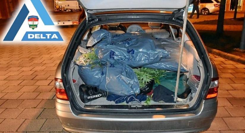 Tankolás miatt bukott le 14 kiló fűvel a beszívott osztrák