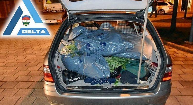 Nem tudta kifizetni a tankolást egy osztrák fiatal a kapuvári benzinkúton, így bukott le több zsák droggal