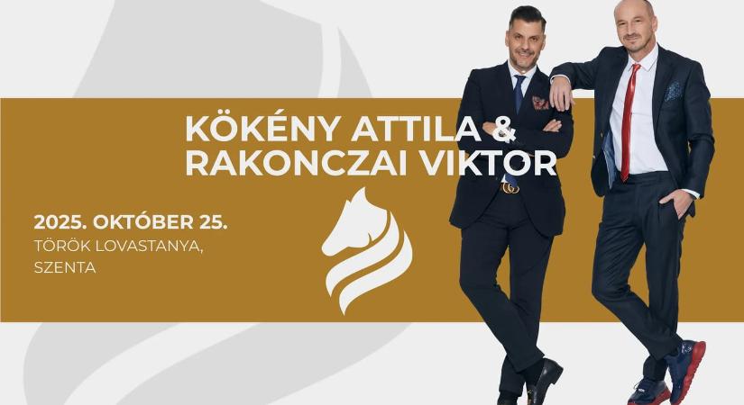 Kökény Attila és Rakonczai Viktor a Török Lovastanyán 2025 Szenta