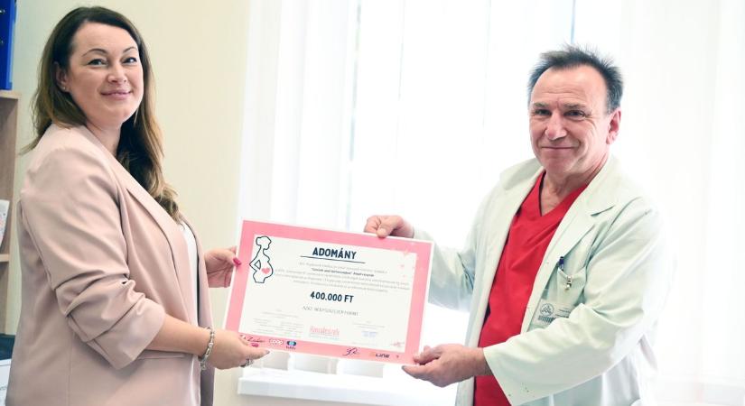 Életmentő készüléket vehet az adományból a szolnoki Hetényi Géza Kórház