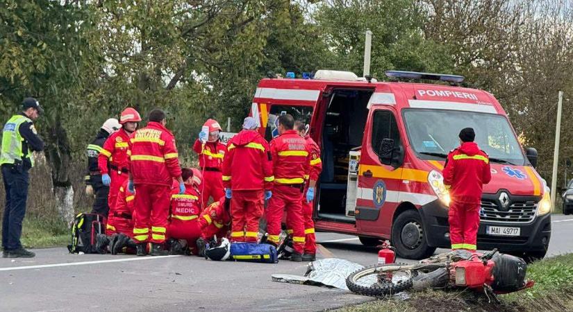 Motoros baleset Maros megyében: két személy életét vesztette