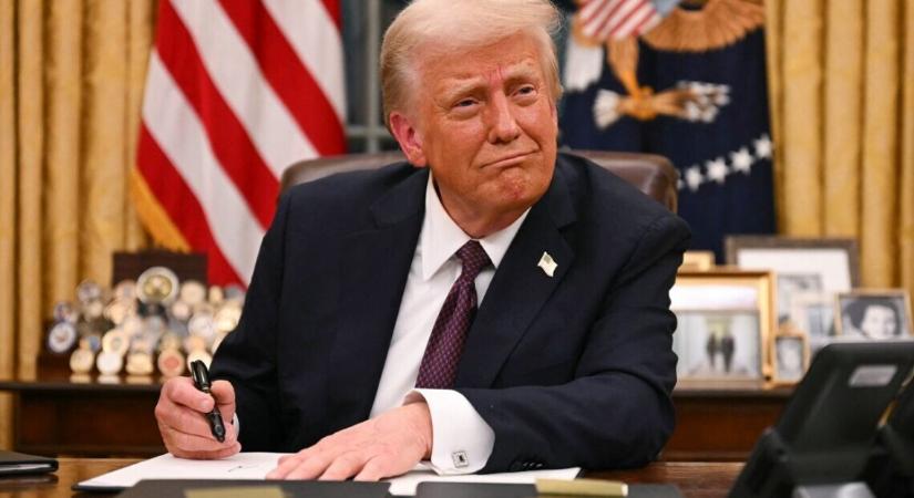 Trump bejelentette új vámok bevezetését közepes és nagy teherautókra