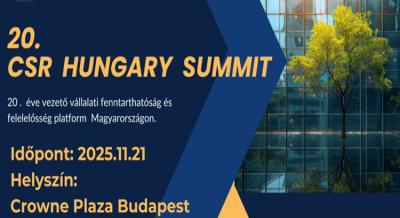 20. CSR Hungary Summit, 2025. november 21.