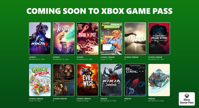 A Ninja Gaiden 4 és még tíz játék jön Game Passre