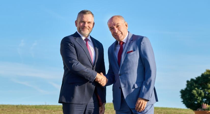 Sulyok Tamás a szlovák államfővel tárgyalt