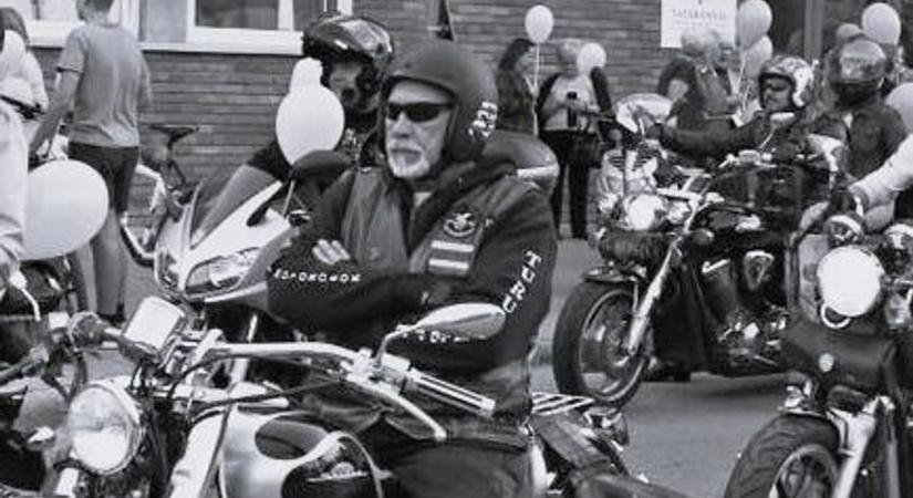 Elhunyt az aranyszívű tatabányai motoros, Pongi papa