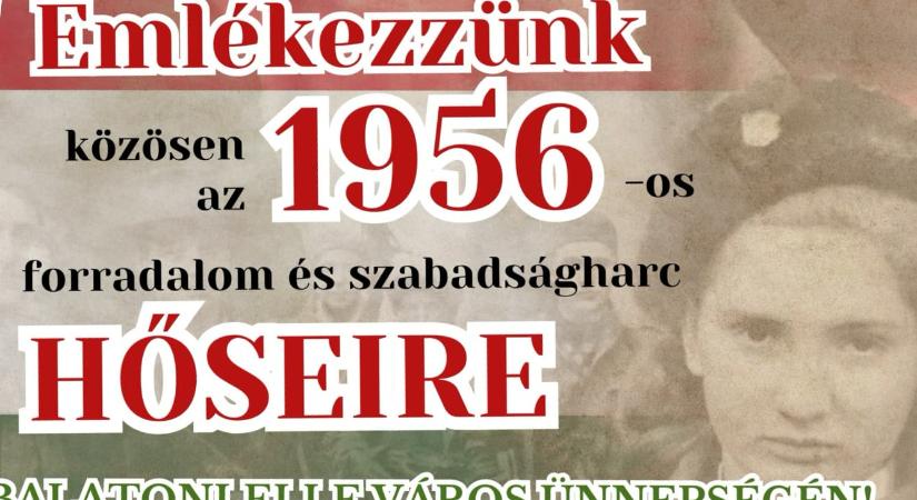 Október 23: ünnepi megemlékezés 2025 Balatonlelle