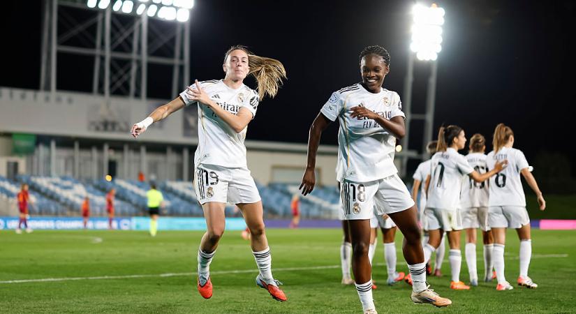 Női BL: a Real Madrid és az Atlético Madrid is hat gólt lőtt az első fordulóban